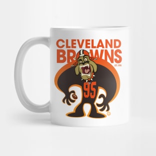 Cleveland Browns BullDawg Whoosh 95 Mug